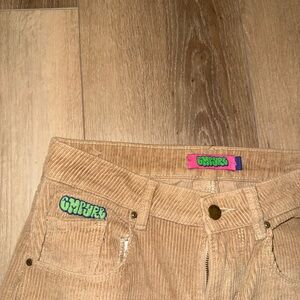 Ombre Corduroy Pants - Tan